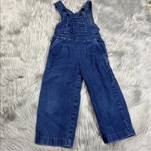 Vintage Made USA Levi’s Baby Denim Blue Overalls